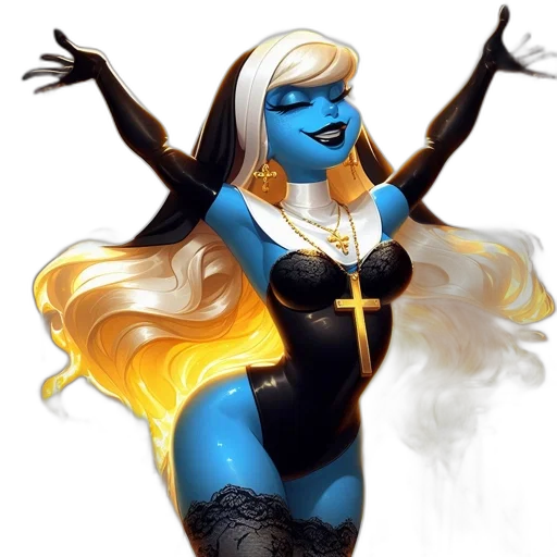 comic book art, concept art, fantasy art, cartoon transparent PNG cut-out