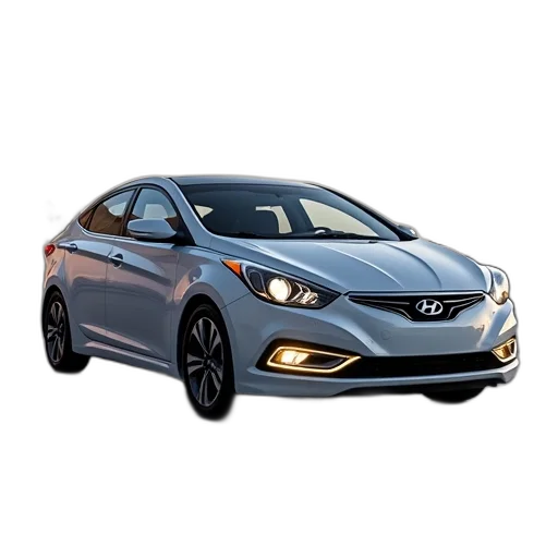 car, 3d render, hyundai, vernar transparent PNG cut-out