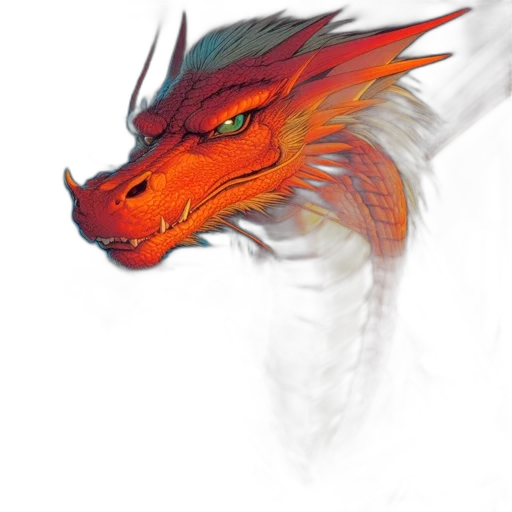 dragon, creature, animal, mask transparent PNG cut-out