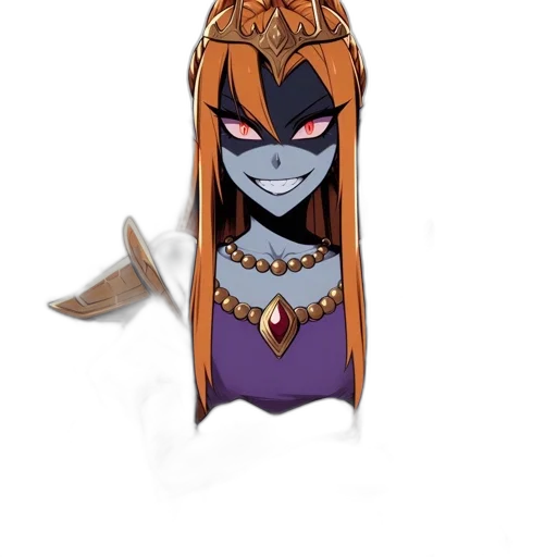 mask, crown, jewelry, staff transparent PNG cut-out