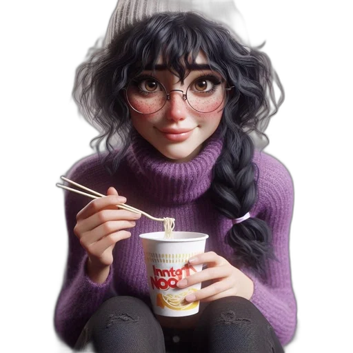 food, face, staff, photorealistic transparent PNG cut-out