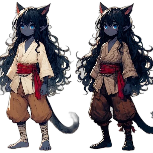 concept art, fantasy art, pixel art, anime transparent PNG cut-out