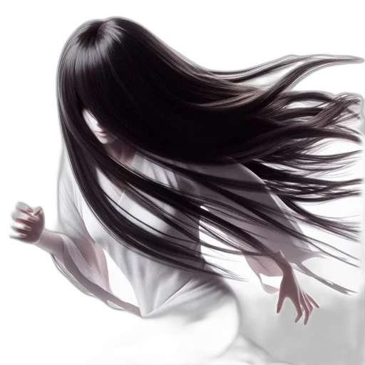 hair, face, dress, mask transparent PNG cut-out