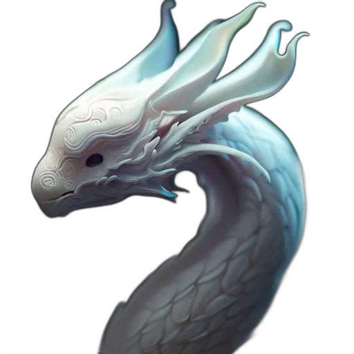 dragon, creature, animal, staff transparent PNG cut-out