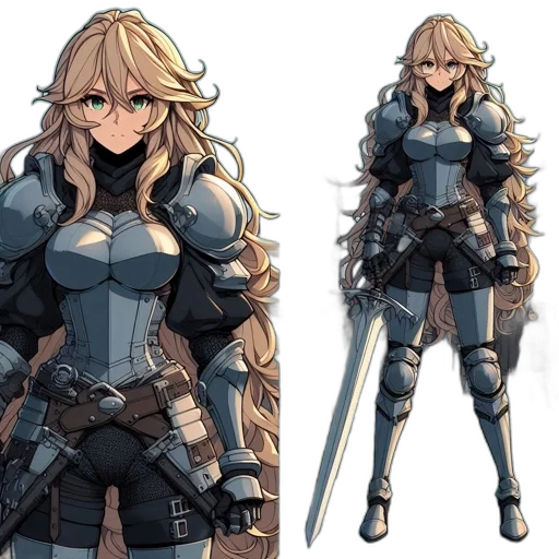 concept art, fantasy art, anime, comic book art transparent PNG cut-out