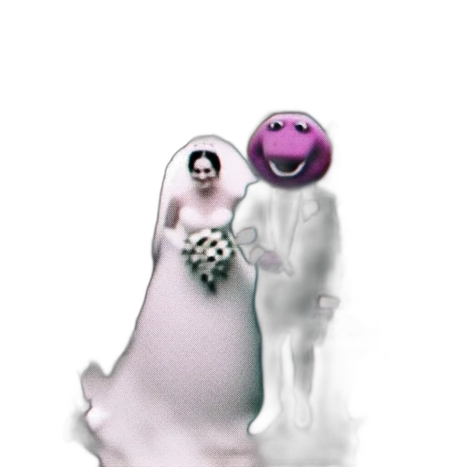 dress, robot, mask, 3d render transparent PNG cut-out