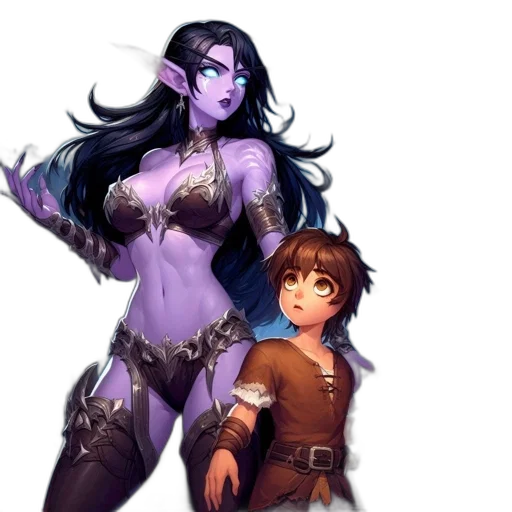 fantasy art, concept art, pixel art, comic book art transparent PNG cut-out