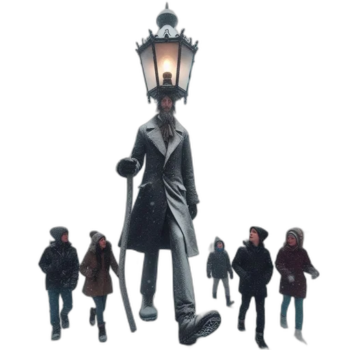 staff, hat, concept art, 3d render transparent PNG cut-out