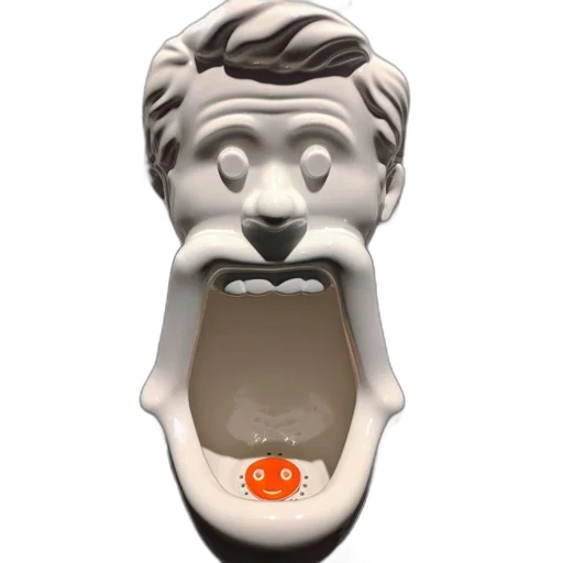 face, mask, 3d render, unconventional transparent PNG cut-out