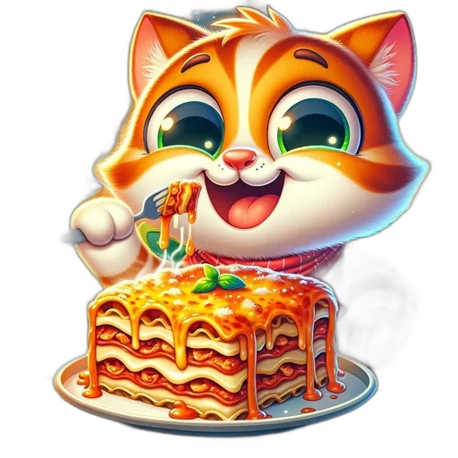 food, 3d render, adorable, animated transparent PNG cut-out