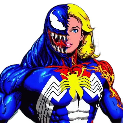 comic book art, concept art, cartoon, pixel art transparent PNG cut-out