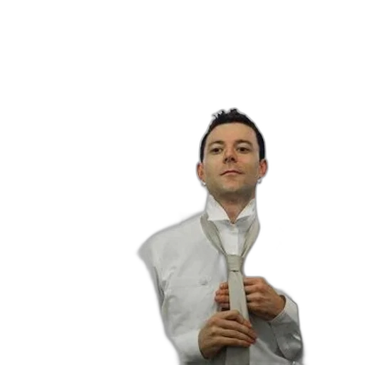 staff, jacket, robot, face transparent PNG cut-out