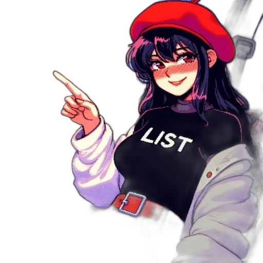 jacket, hat, staff, weapon transparent PNG cut-out