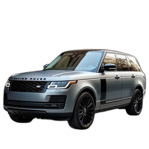 car, 3d render, grey, range transparent PNG cut-out
