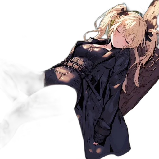 dress, staff, jacket, weapon transparent PNG cut-out