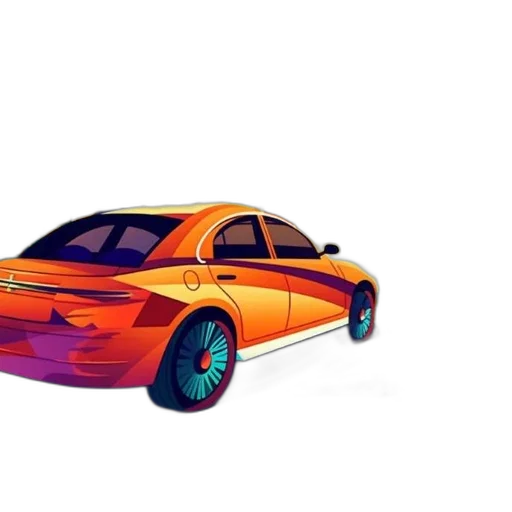 car, weapon, 3d render, concept art transparent PNG cut-out