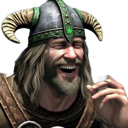 face, sword, staff, hat transparent PNG cut-out