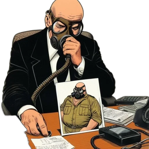 mask, staff, comic book art, concept art transparent PNG cut-out
