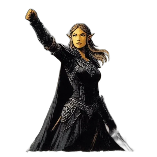 concept art, comic book art, fantasy art, 3d render transparent PNG cut-out
