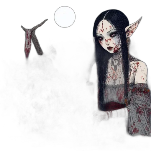 creature, mask, staff, face transparent PNG cut-out