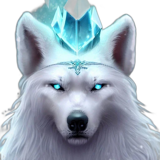 crown, staff, face, animal transparent PNG cut-out
