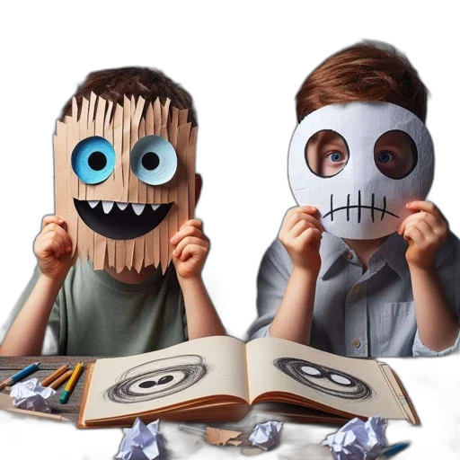 mask, robot, face, concept art transparent PNG cut-out
