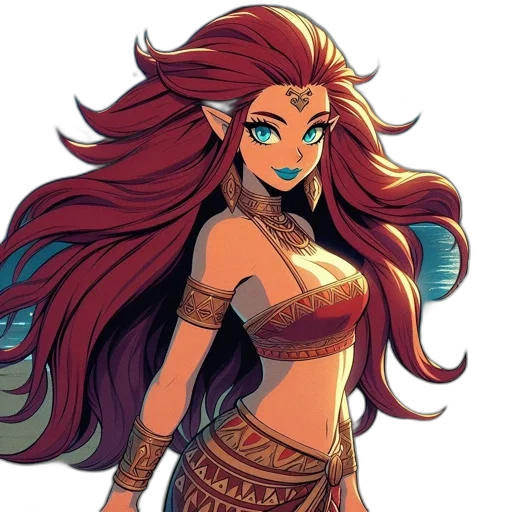 fantasy art, concept art, comic book art, pixel art transparent PNG cut-out