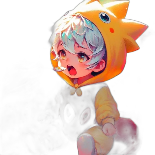creature, mask, dragon, staff transparent PNG cut-out