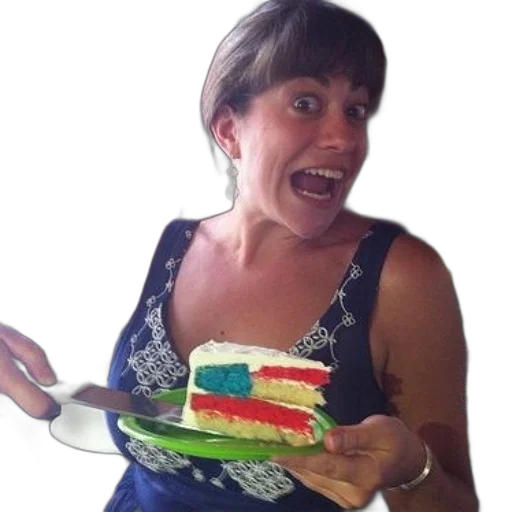 staff, food, woman, holding transparent PNG cut-out