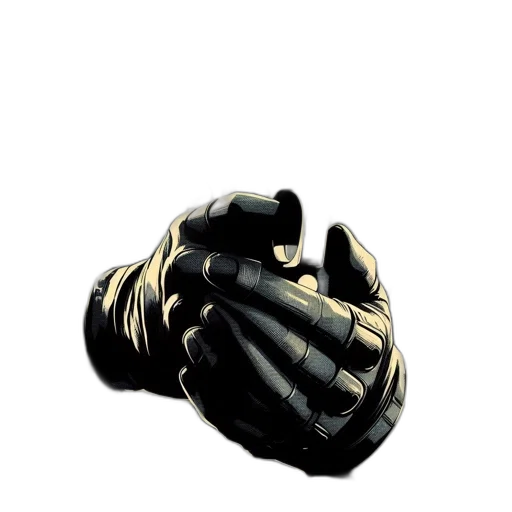 weapon, staff, jacket, jewelry transparent PNG cut-out