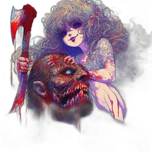 creature, fantasy art, concept art, comic book art transparent PNG cut-out