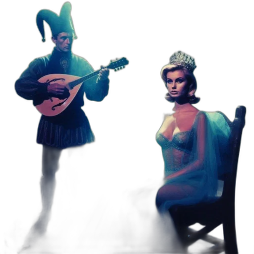 crown, dress, mask, concept art transparent PNG cut-out