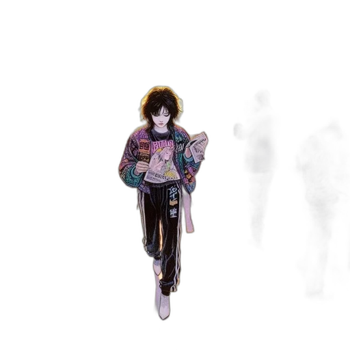 creature, jacket, robot, concept art transparent PNG cut-out