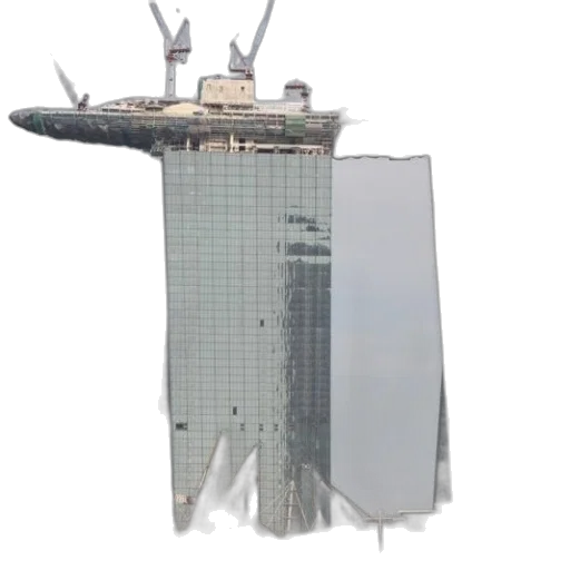 building, robot, weapon, dragon transparent PNG cut-out