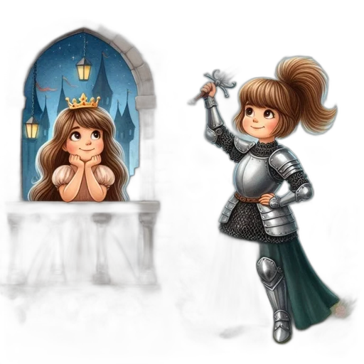 fantasy art, concept art, pixel art, cartoon transparent PNG cut-out