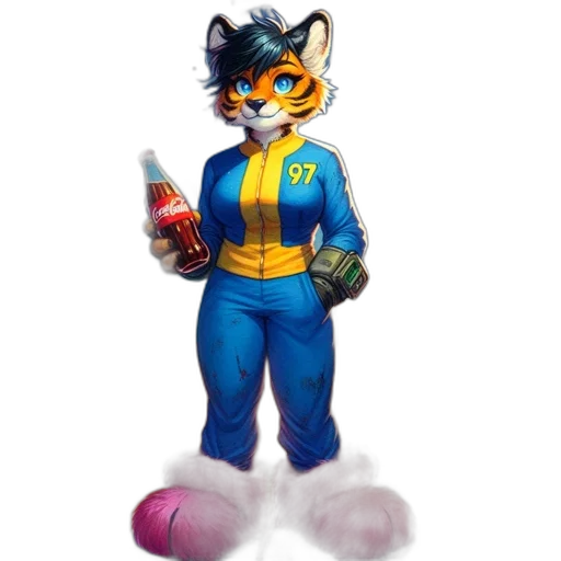 staff, jacket, bottle, robot transparent PNG cut-out