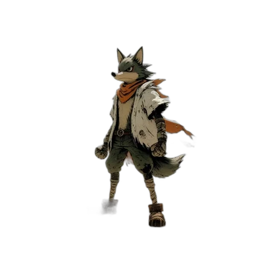 staff, jacket, animal, creature transparent PNG cut-out