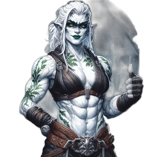 fantasy art, concept art, comic book art, pixel art transparent PNG cut-out