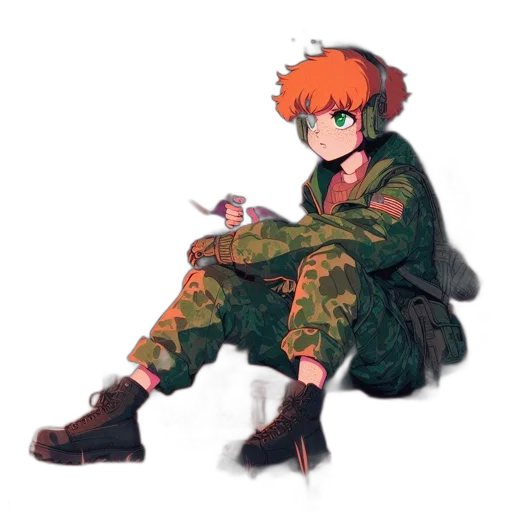 jacket, weapon, creature, dragon transparent PNG cut-out