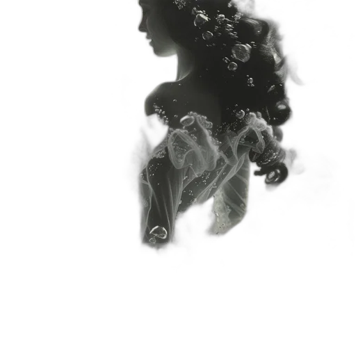 crown, mask, dress, hair transparent PNG cut-out