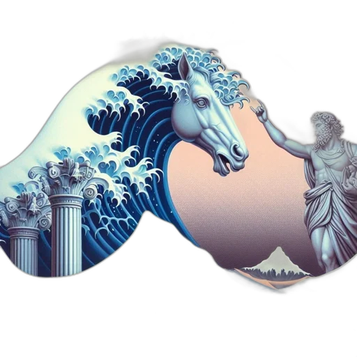 dragon, vaporwave, fantasy art, concept art transparent PNG cut-out