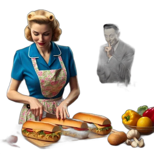 food, dress, face, staff transparent PNG cut-out