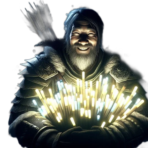 staff, jacket, sword, concept art transparent PNG cut-out