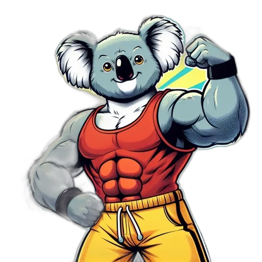 animal, cartoon, comic book art, concept art transparent PNG cut-out