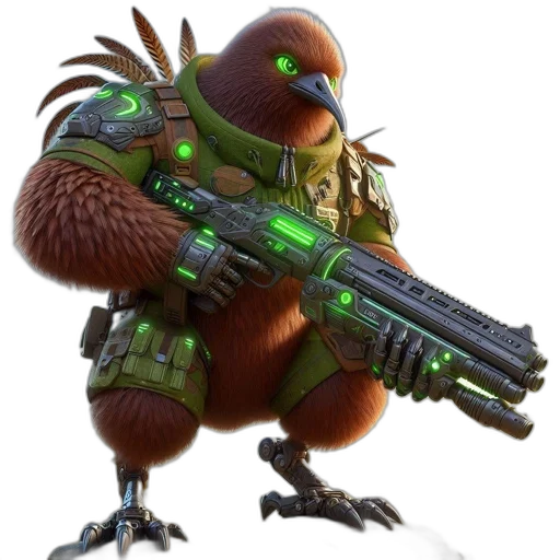 weapon, animal, robot, creature transparent PNG cut-out