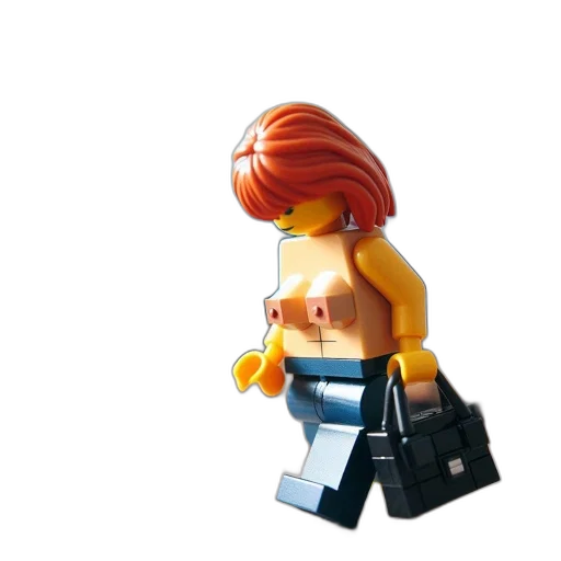 jacket, staff, weapon, 3d render transparent PNG cut-out