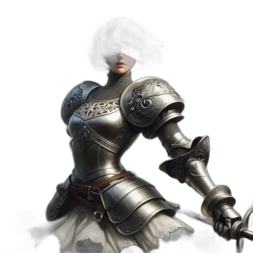 sword, weapon, robot, staff transparent PNG cut-out