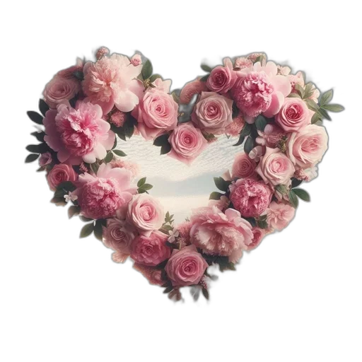 crown, jewelry, flower, 3d render transparent PNG cut-out