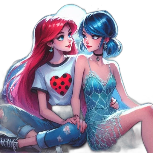 dress, comic book art, concept art, anime transparent PNG cut-out
