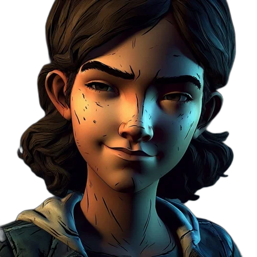 face, concept art, comic book art, fantasy art transparent PNG cut-out